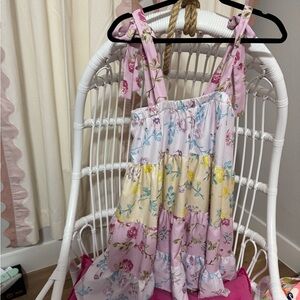 Floral Patchwork Midi Dress